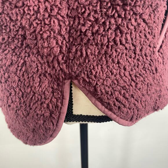 Liv Outdoor Wiley Sherpa Fleece Pullover Magenta Purple Womens Small Pocket - Picture 9 of 14